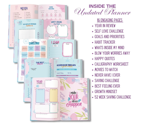 smile sparkle shine Planner kit 3